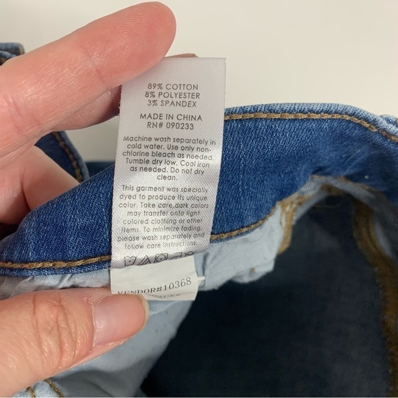 PacSun Two Toned High Rise Raw Hem Skinny Jeggings - Picture 12 of 15